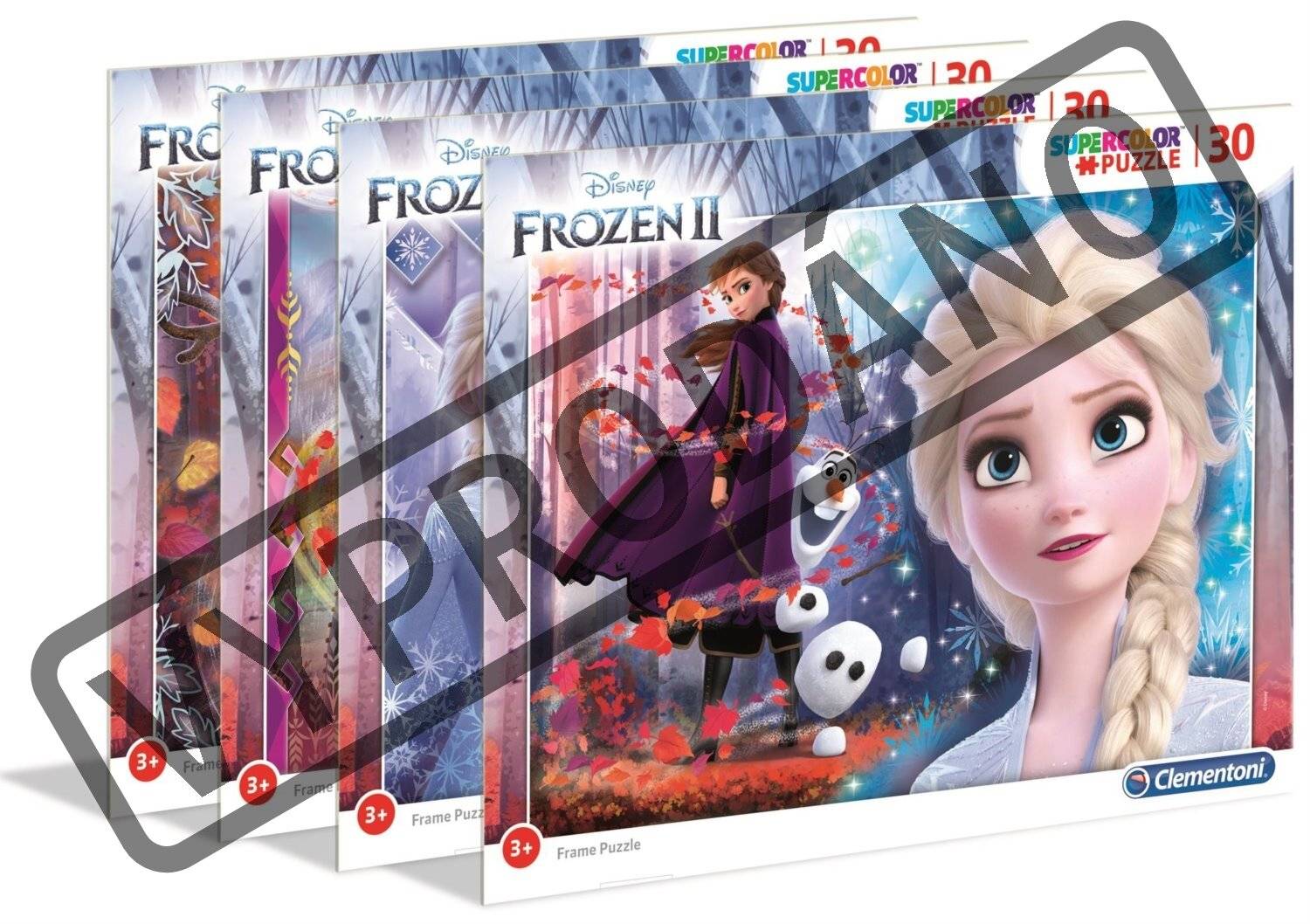 CLEMENTONI Puzzle Eisreich 2: Schwestern mit Olaf 30 Teile