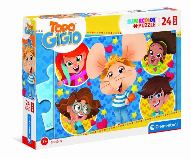 CLEMENTONI Puzzle Maus Gigio MAXI 24 Teile