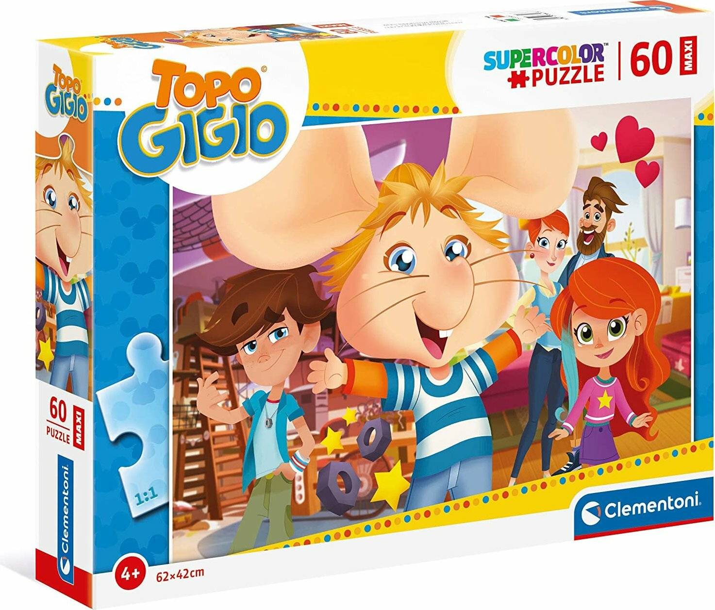 CLEMENTONI Puzzle Maus Gigio MAXI 60 Teile