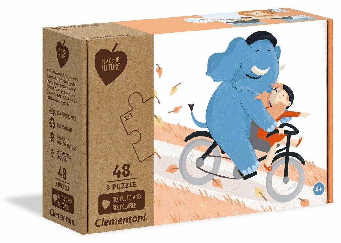 CLEMENTONI Play For Future Puzzle Be My Friend 3x48 Teile