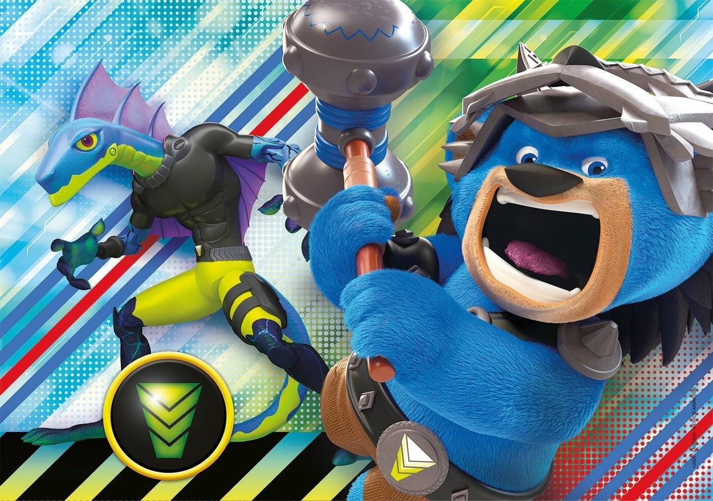 CLEMENTONI Puzzle Power Players 3x48 Teile