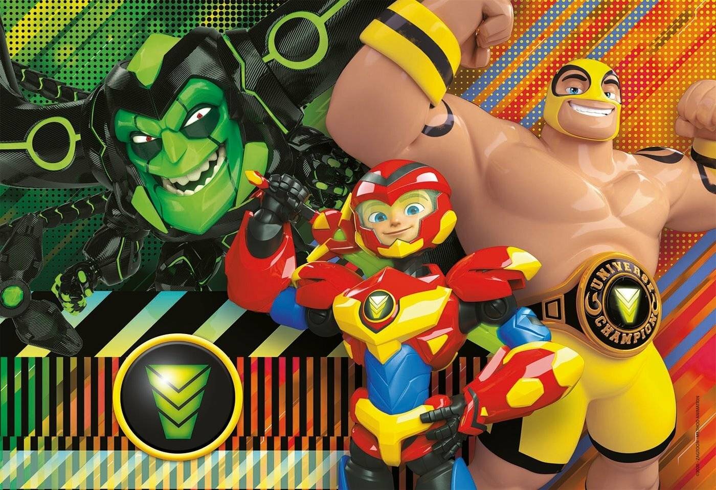 CLEMENTONI Puzzle Power Players 3x48 Teile