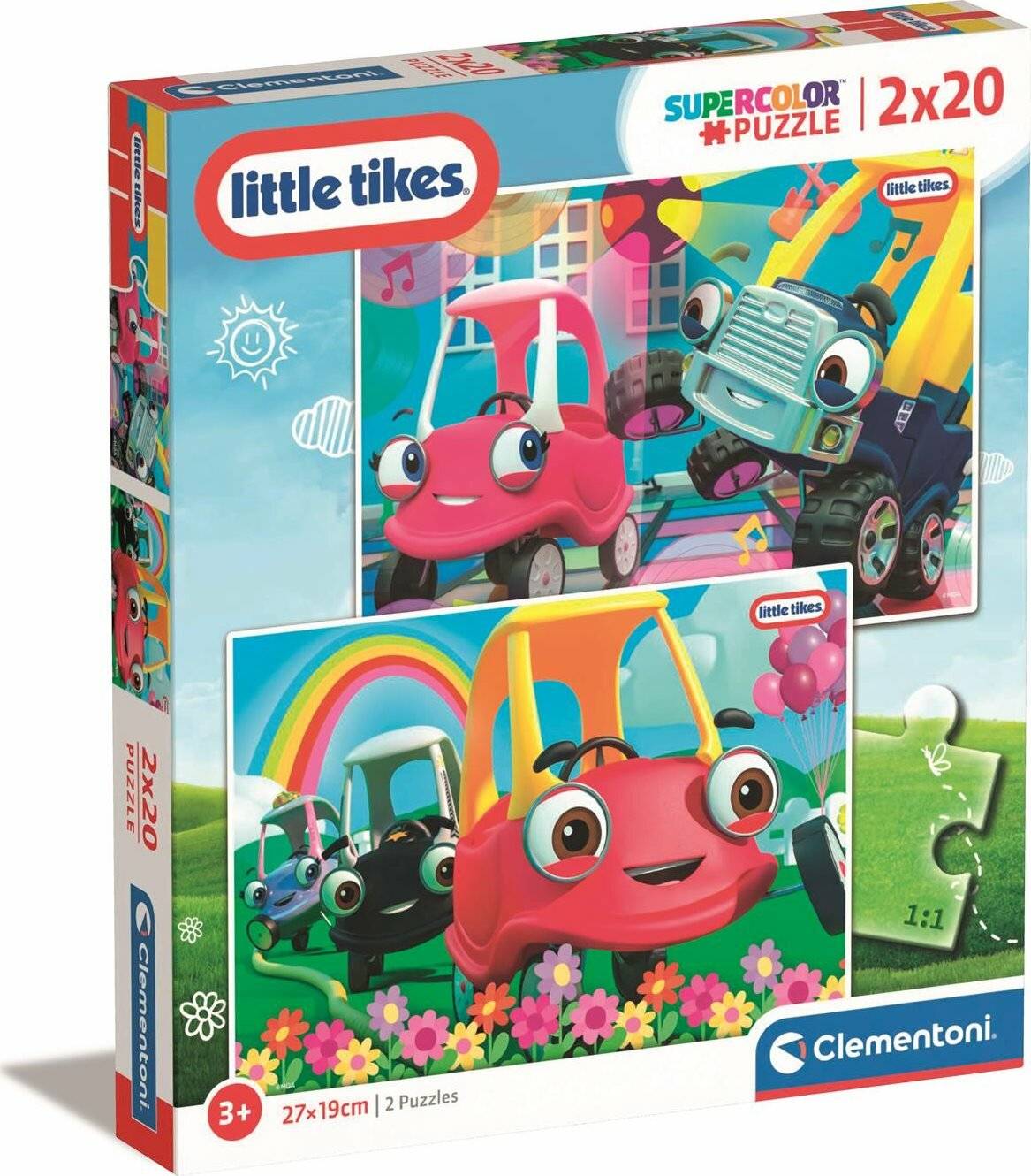 CLEMENTONI Puzzle Little Tikes 2x20 Teile