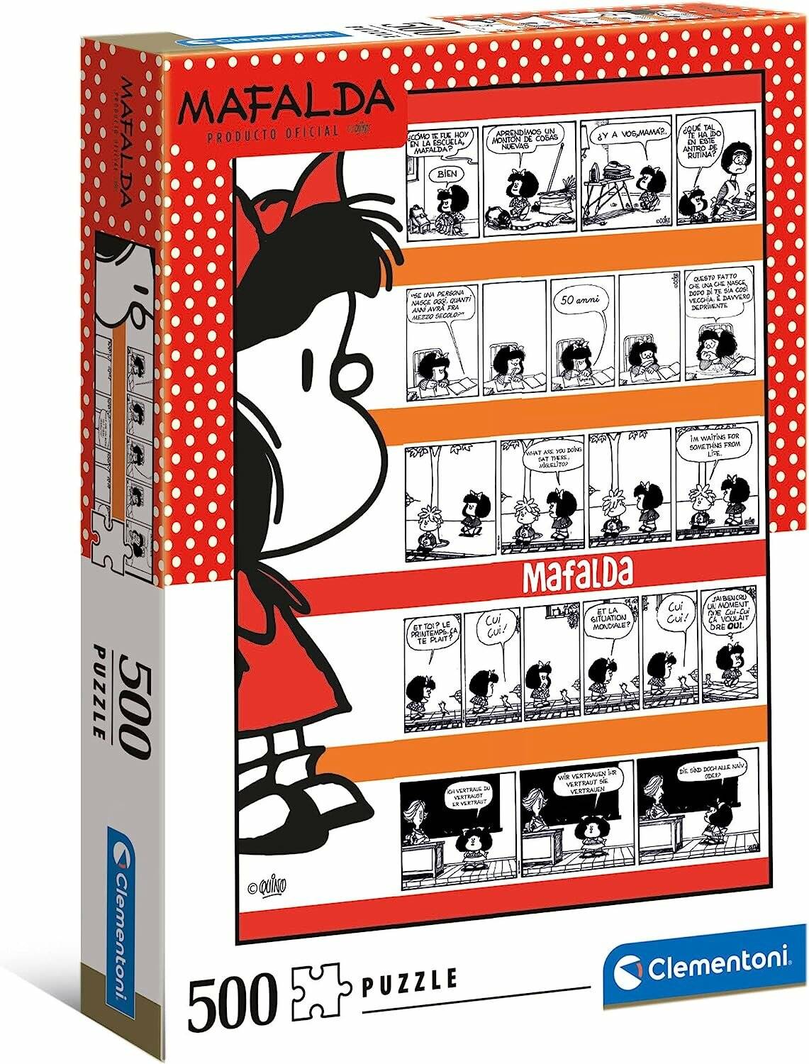 CLEMENTONI Puzzle Mafalda 500 Teile