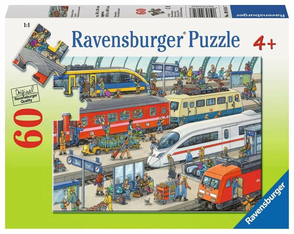 RAVENSBURGER Bahnhof Puzzle 60 Teile