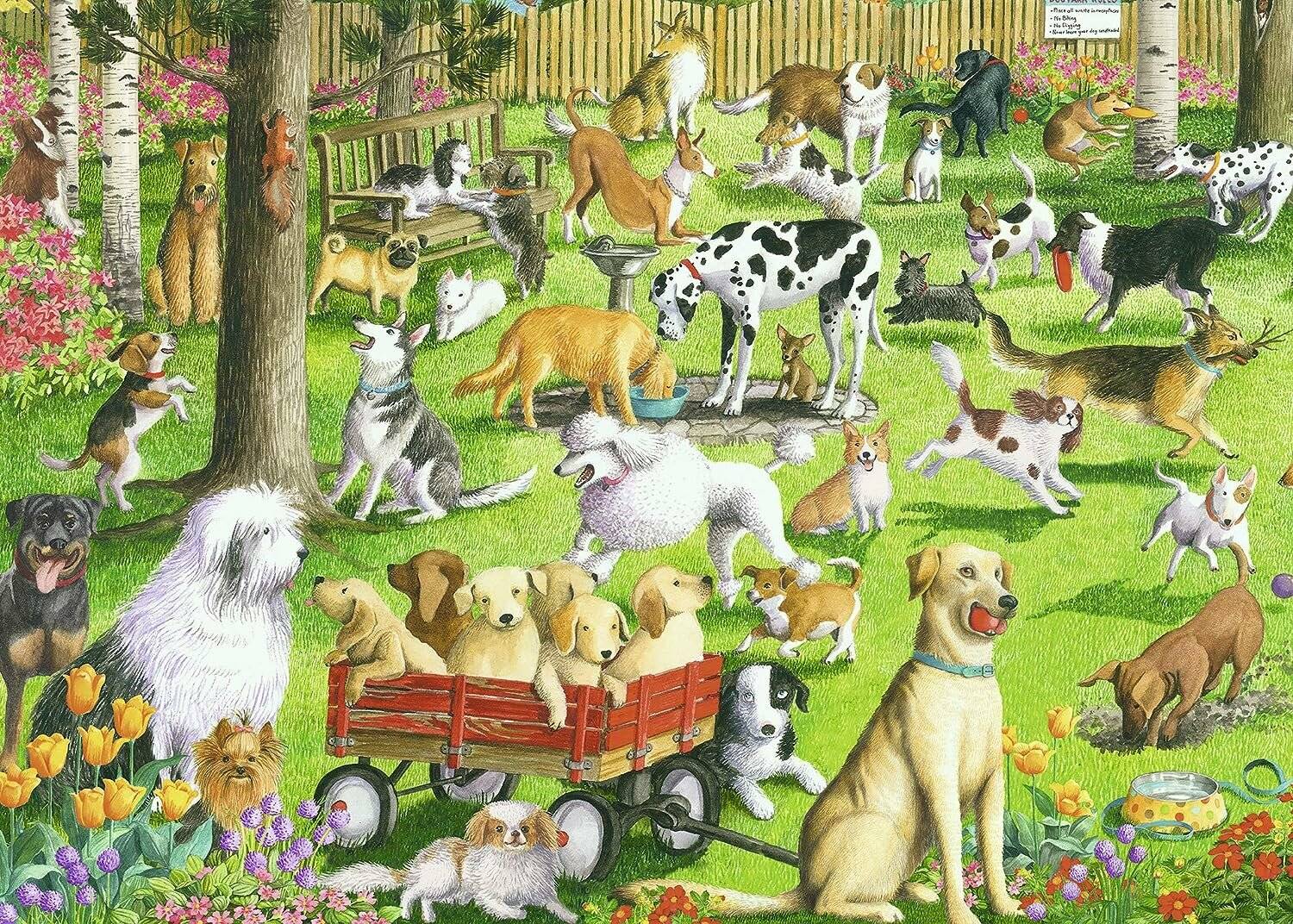 RAVENSBURGER Hundepark-Puzzle XXL 500 Teile