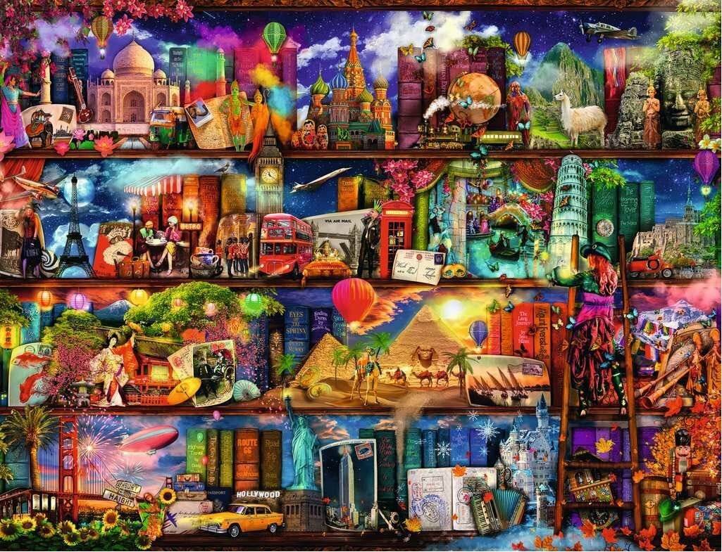 RAVENSBURGER Puzzle Welt der Bücher 2000 Teile