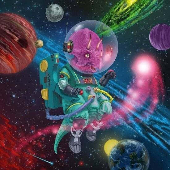 RAVENSBURGER Puzzle Dinosaurier im Weltall 3x49 Teile