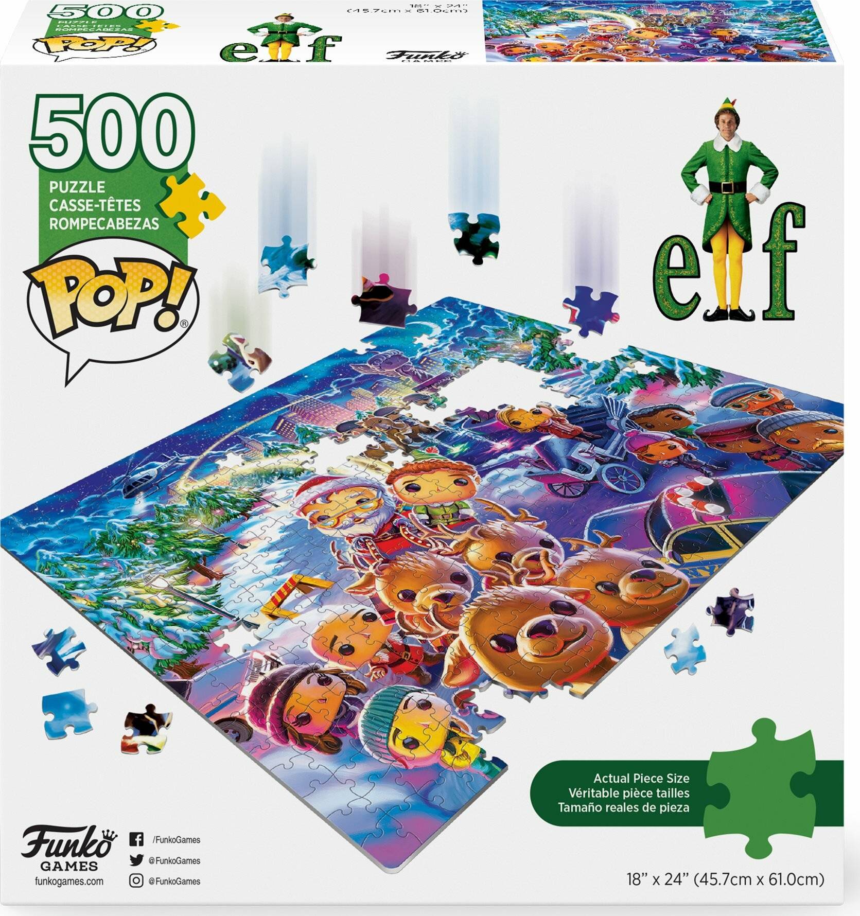Buddy - Der Weihnachtself POP! Puzzle Collage (500 Teile)