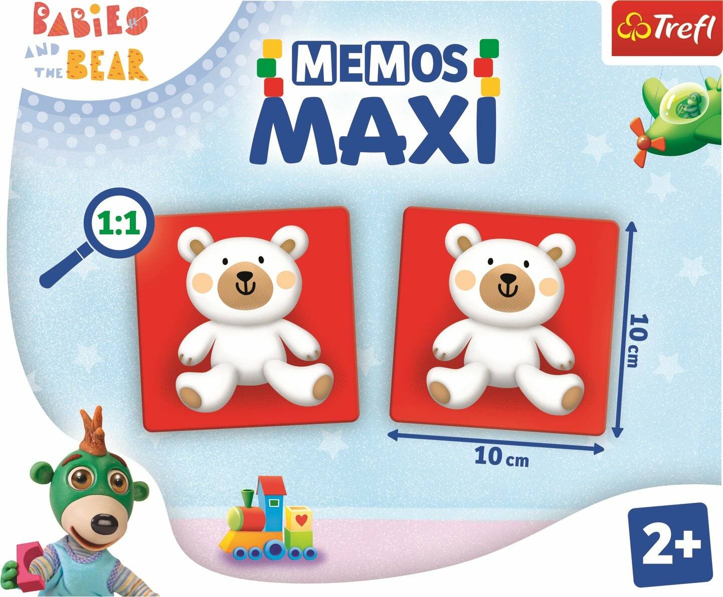 Maxi-Memory-Spiel Treblets und Teddybär