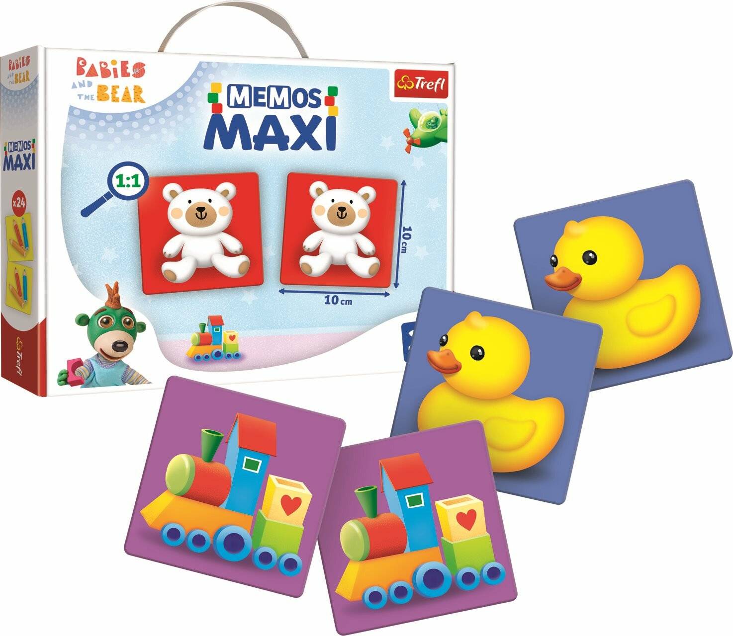 Maxi-Memory-Spiel Treblets und Teddybär