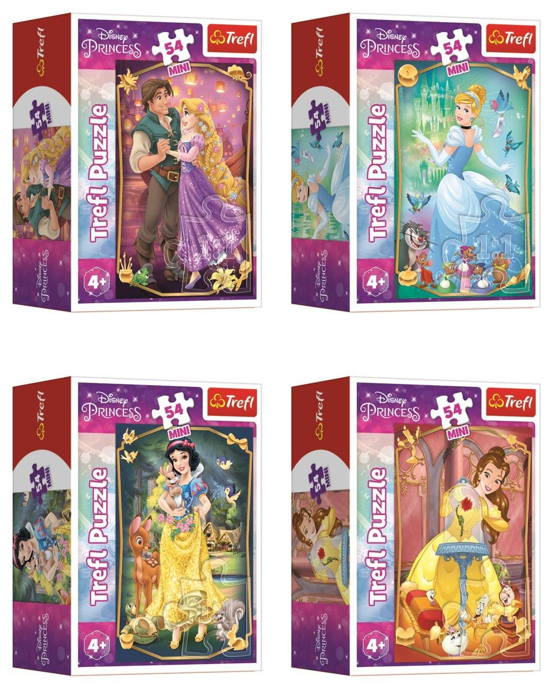 TREFL Display Puzzle Disney Prinzessinnen 54 Teile (40 Stück)