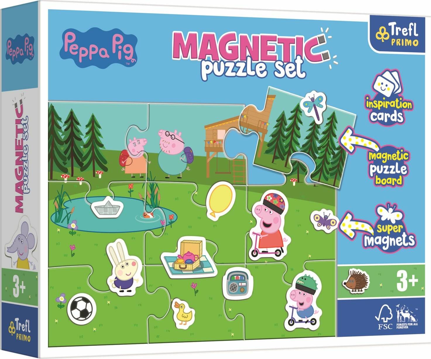 TREFL Magnetisches Puzzlespiel Pepin Pig