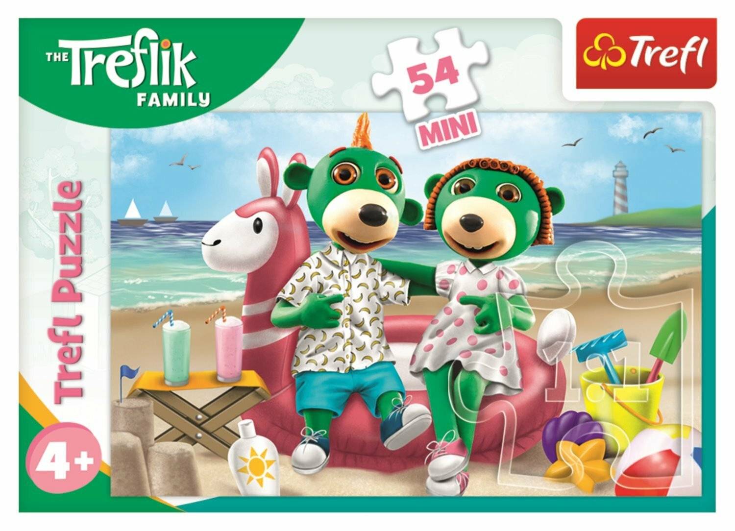 Puzzle Treflings: On the Beach 54 Stück