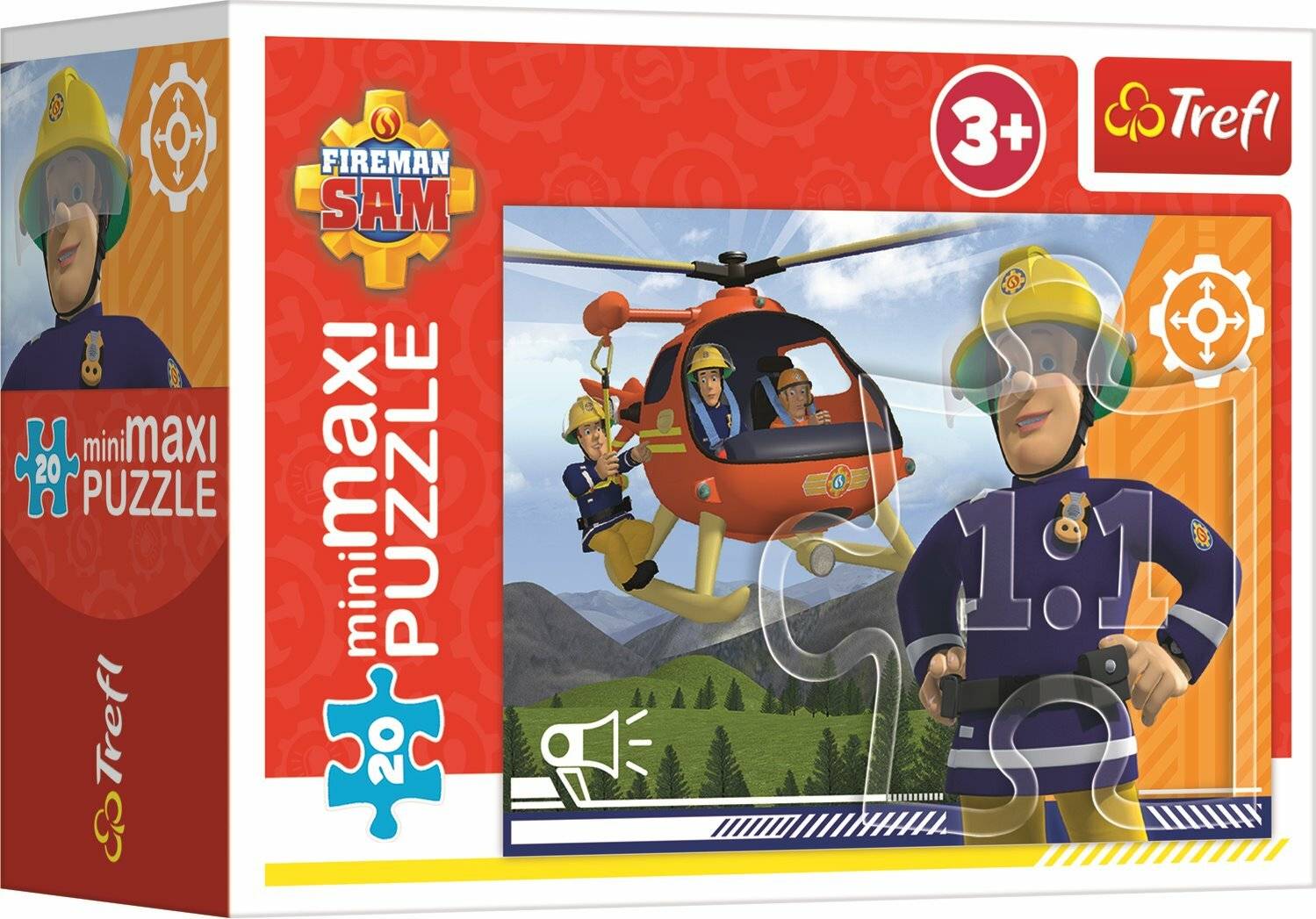 TREFL Puzzle Feuerwehrmann Sam: In der Luft 20 Teile