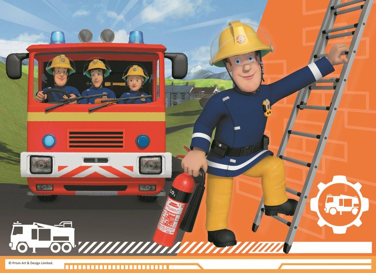 TREFL Puzzle Feuerwehrmann Sam: Bereit zum Einsatz 20 Teile