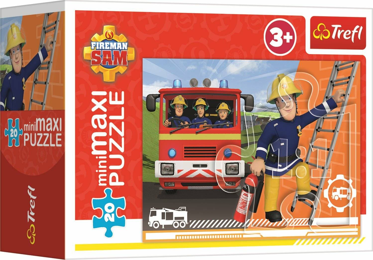 TREFL Puzzle Feuerwehrmann Sam: Bereit zum Einsatz 20 Teile