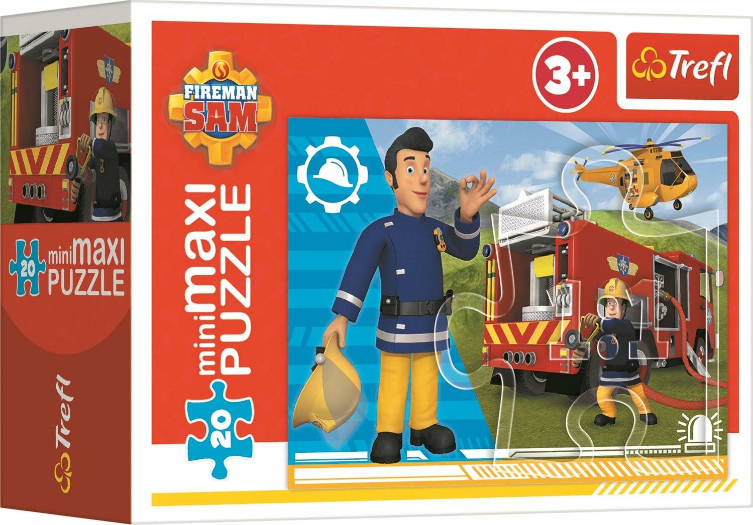 TREFL Puzzle Feuerwehrmann Sam: Rettungsteam 20 Teile