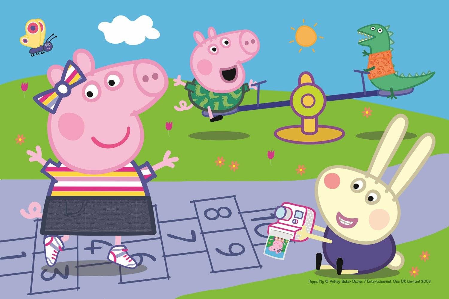 TREFL Puzzle Peppa Pig: Hüpfende Puppe 54 Teile