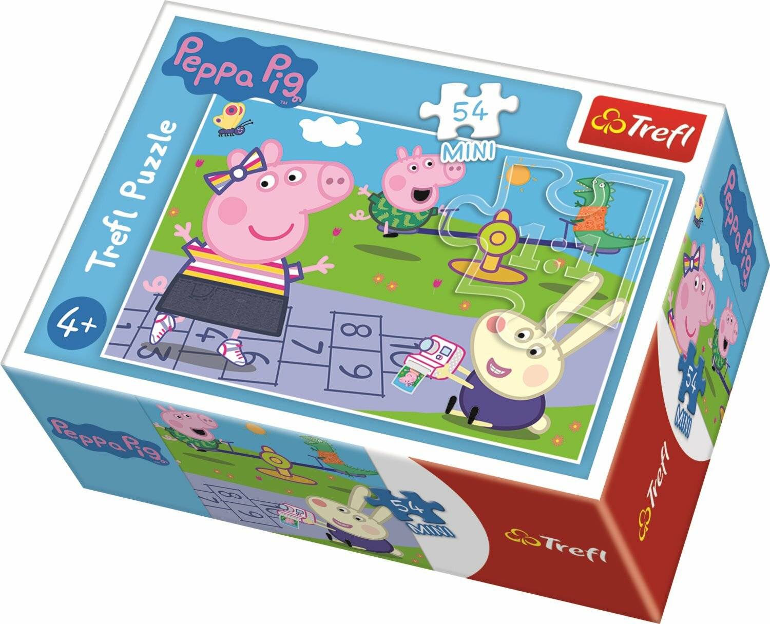 TREFL Puzzle Peppa Pig: Hüpfende Puppe 54 Teile