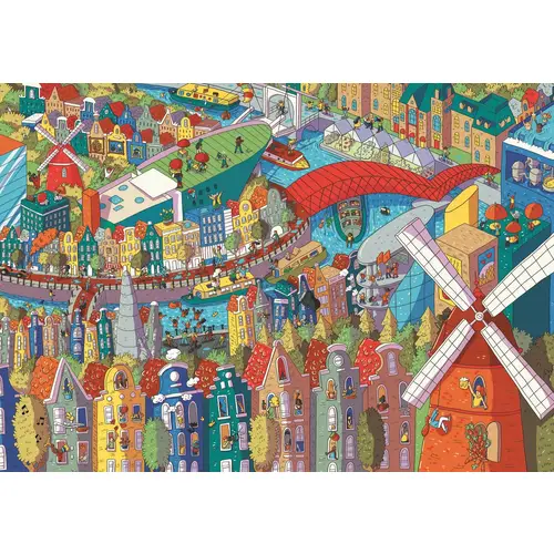 TREFL Puzzle UFT Eye-Spy: Amsterdam 1000 Teile TREFL Puzzle UFT Eye-Spy: Amsterdam 1000 Teile