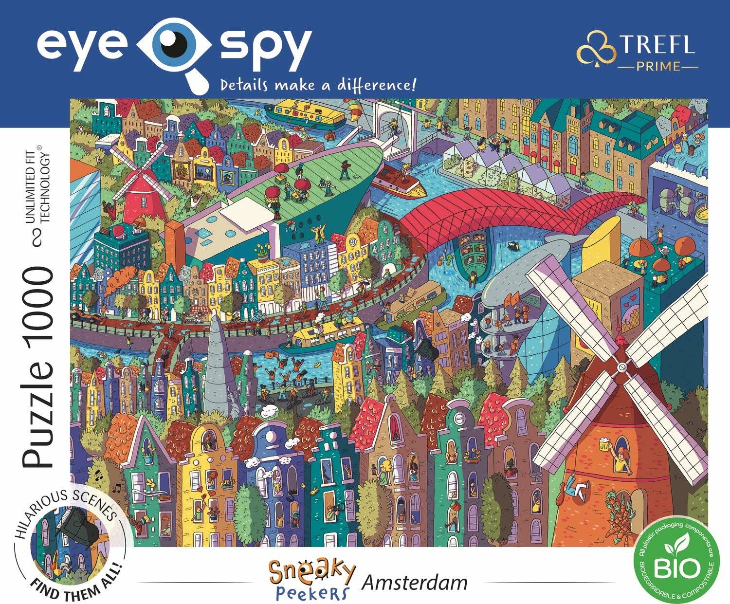 TREFL Puzzle UFT Eye-Spy: Amsterdam 1000 Teile