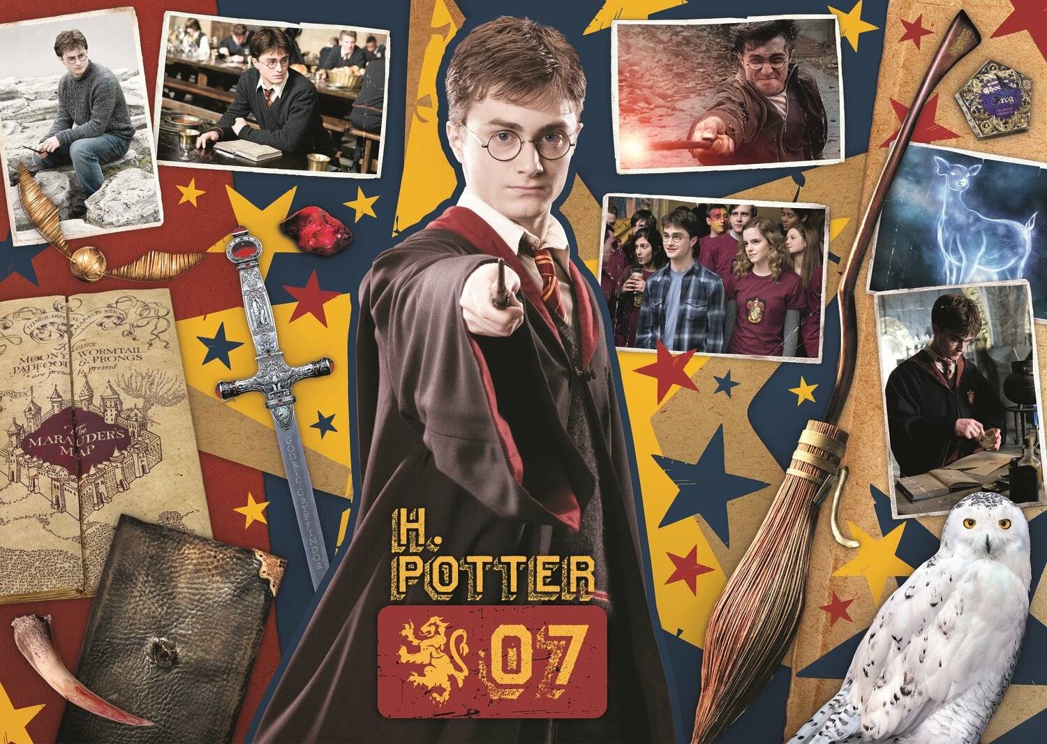 TREFL Puzzle Harry Potter: Ron, Hermine und Harry 400 + 500 + 600 Teile