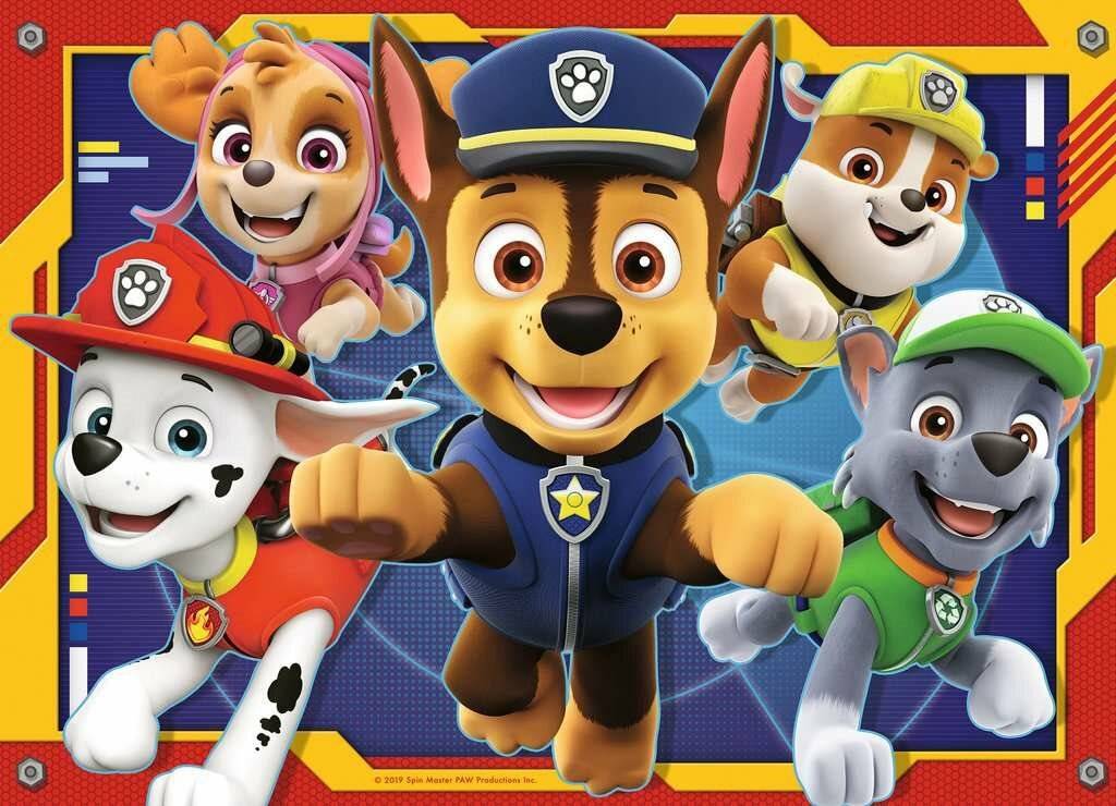 4 Puzzle 42 Stück Stoßstange Pack - Paw Patrol