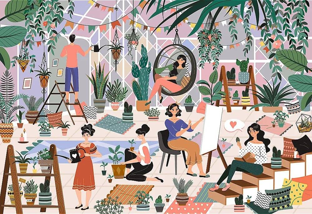 TREFL Puzzle UFT Everyday Joy: Botanical Mood 1500 Teile