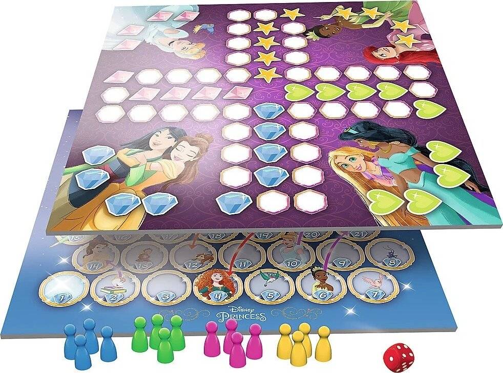 TREFL Disney Princesses Spiele, 2in1: Mann, sei nicht böse