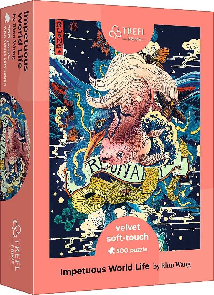 TREFL Puzzle UFT Velvet Soft Touch: Die ungezähmte Welt des Lebens 500 Teile