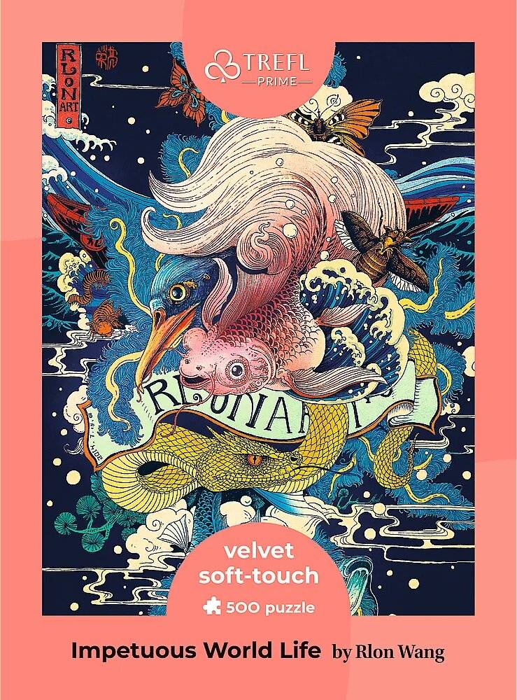 TREFL Puzzle UFT Velvet Soft Touch: Die ungezähmte Welt des Lebens 500 Teile