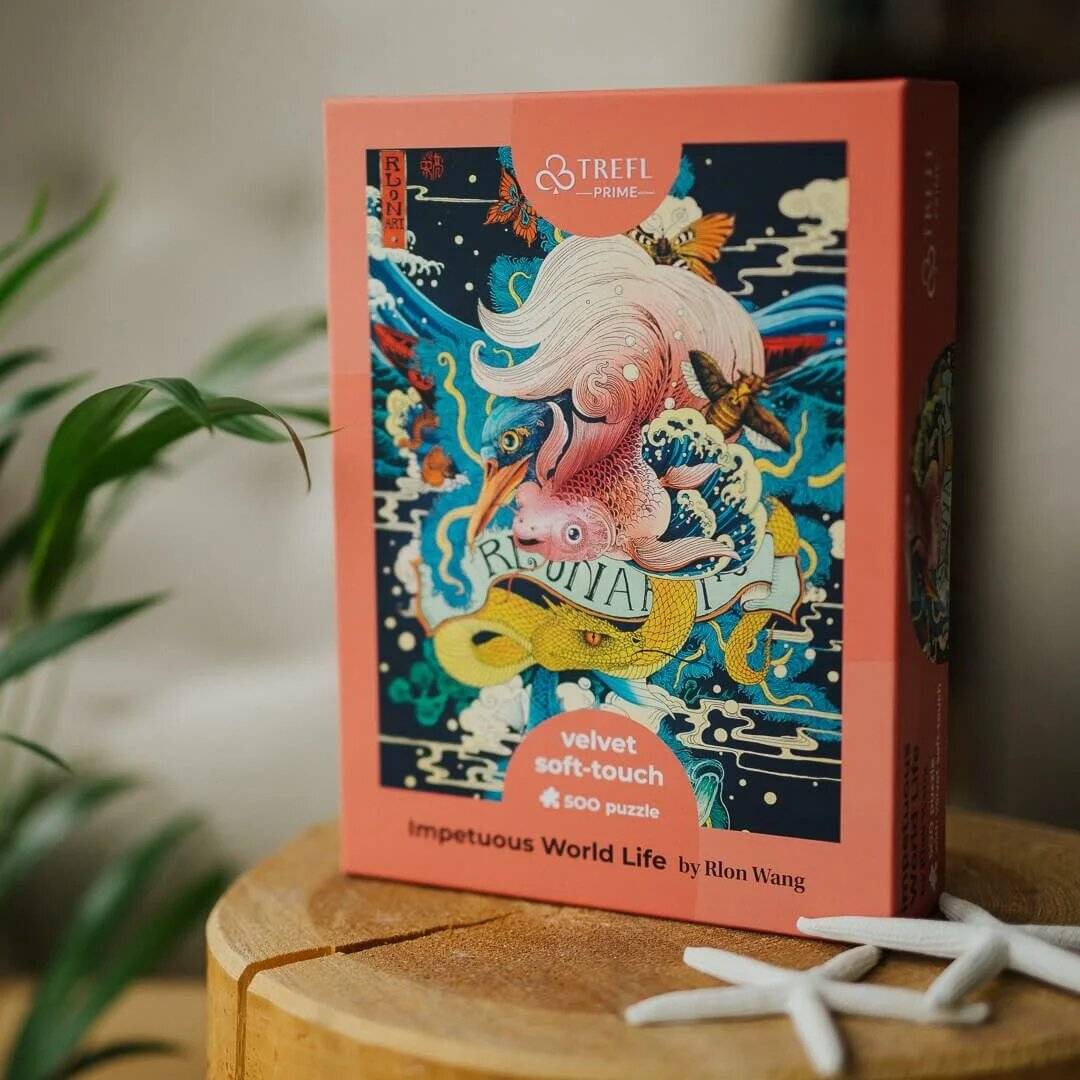 TREFL Puzzle UFT Velvet Soft Touch: Die ungezähmte Welt des Lebens 500 Teile