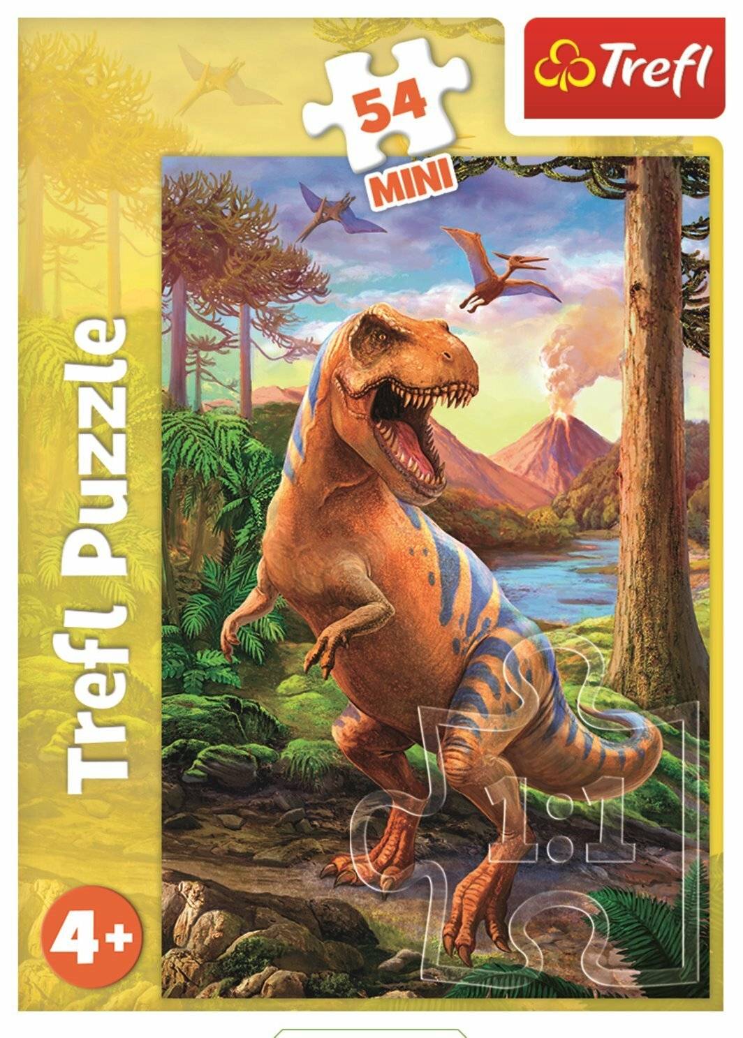 TREFL Puzzle Amazing dinosaurs: Tyrannosaurus 54 Teile