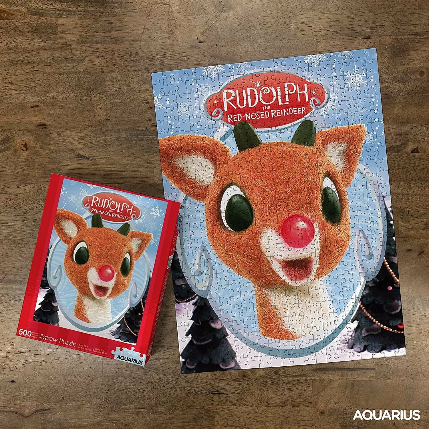 AQUARIUS Puzzle Rentier Rudolph 500 Teile