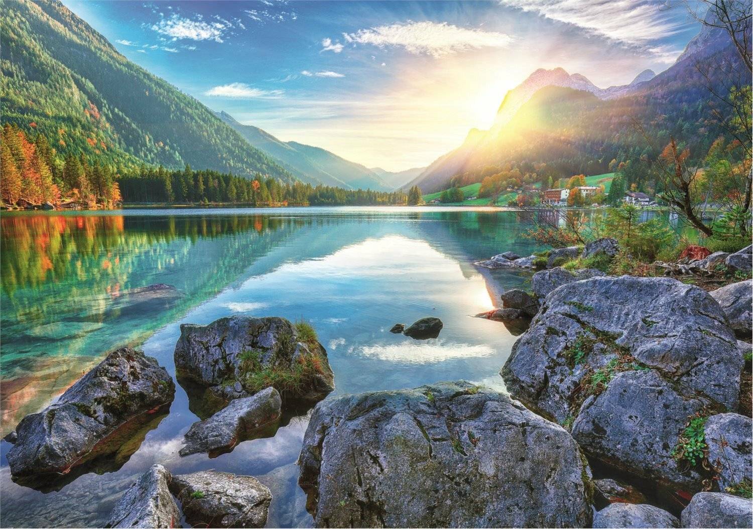 TREFL Puzzle mit Sortierer 2in1 Hintersee, Deutschland 1000 Teile