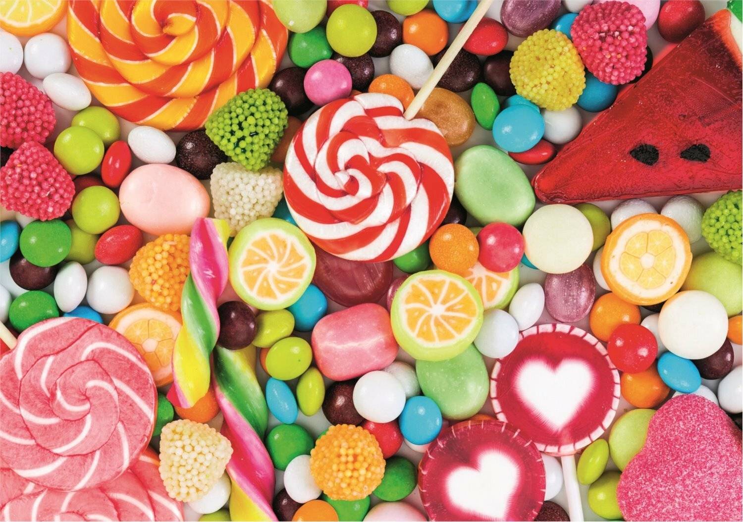 TREFL Puzzle mit Sortierer 2in1 Sweets 1000 Teile