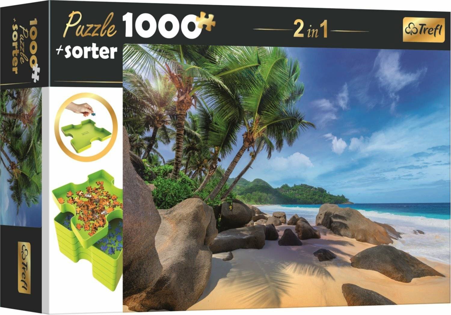 TREFL 2in1 Exotic Beach Puzzle 1000 Teile