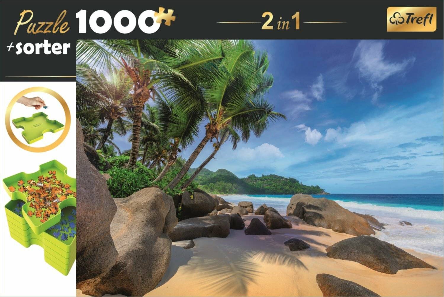 TREFL 2in1 Exotic Beach Puzzle 1000 Teile