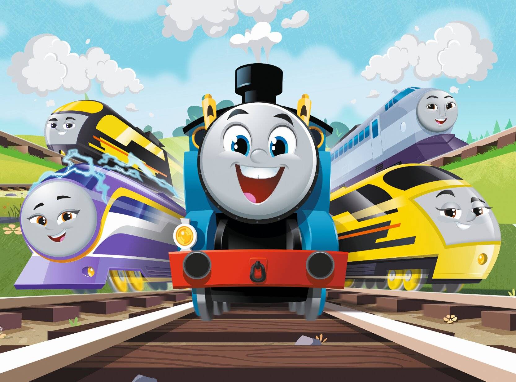 TREFL Display Puzzle Thomas the Tank Engine 20 Teile (24 Stück)