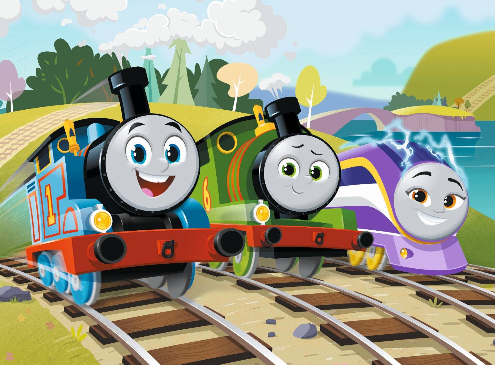 TREFL Display Puzzle Thomas the Tank Engine 20 Teile (24 Stück)