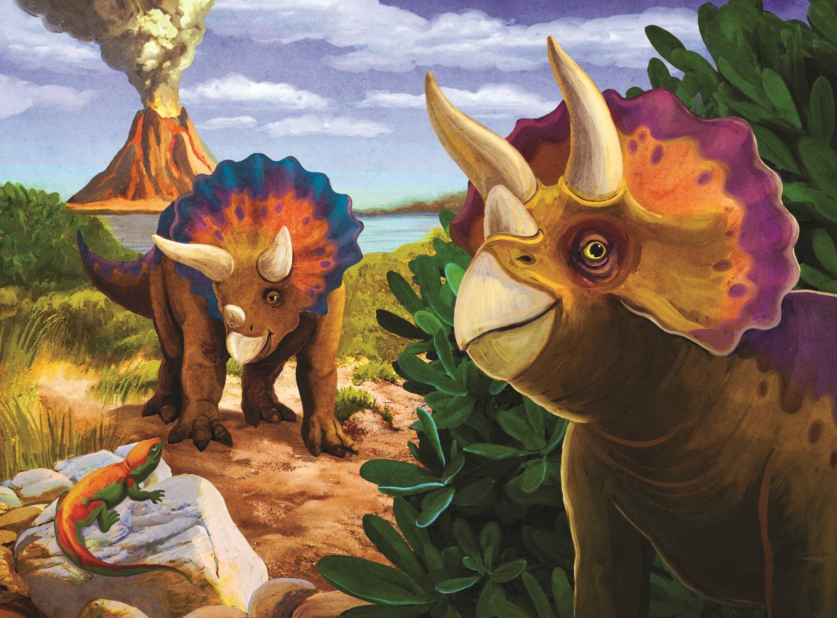 TREFL Display Puzzle Dinosaurier Welt 20 Teile (24 Stück)