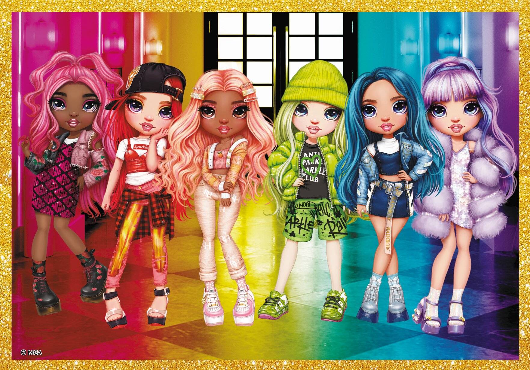 TREFL Puzzle Regenbogen hoch MEGA PACK 10v1