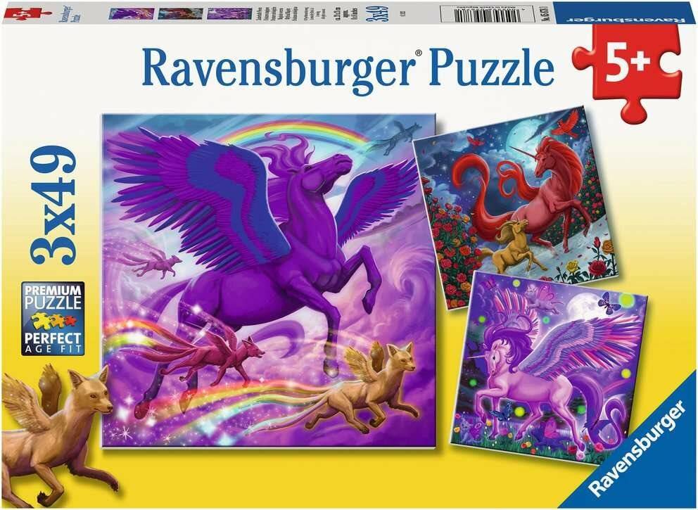 RAVENSBURGER Puzzle Mythische Lineale 3x49 Teile