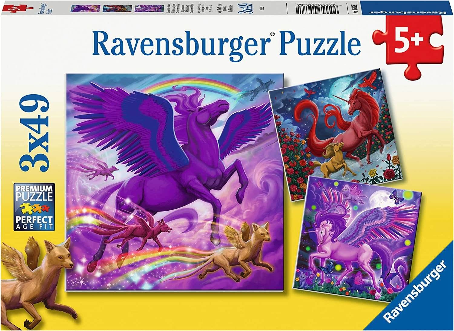 RAVENSBURGER Puzzle Mythische Lineale 3x49 Teile