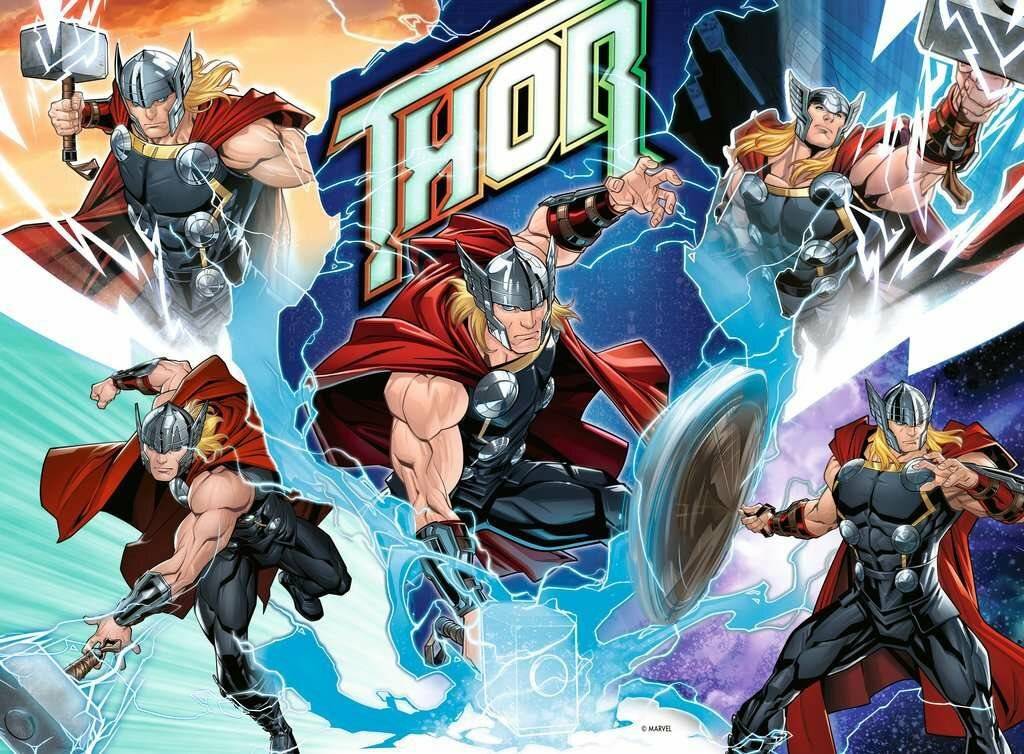 RAVENSBURGER Puzzle Marvel Held: Thor XXL 100 Teile