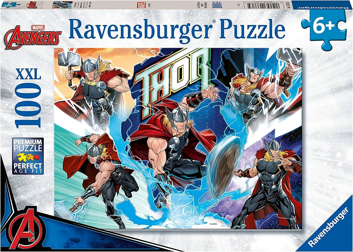 RAVENSBURGER Puzzle Marvel Held: Thor XXL 100 Teile