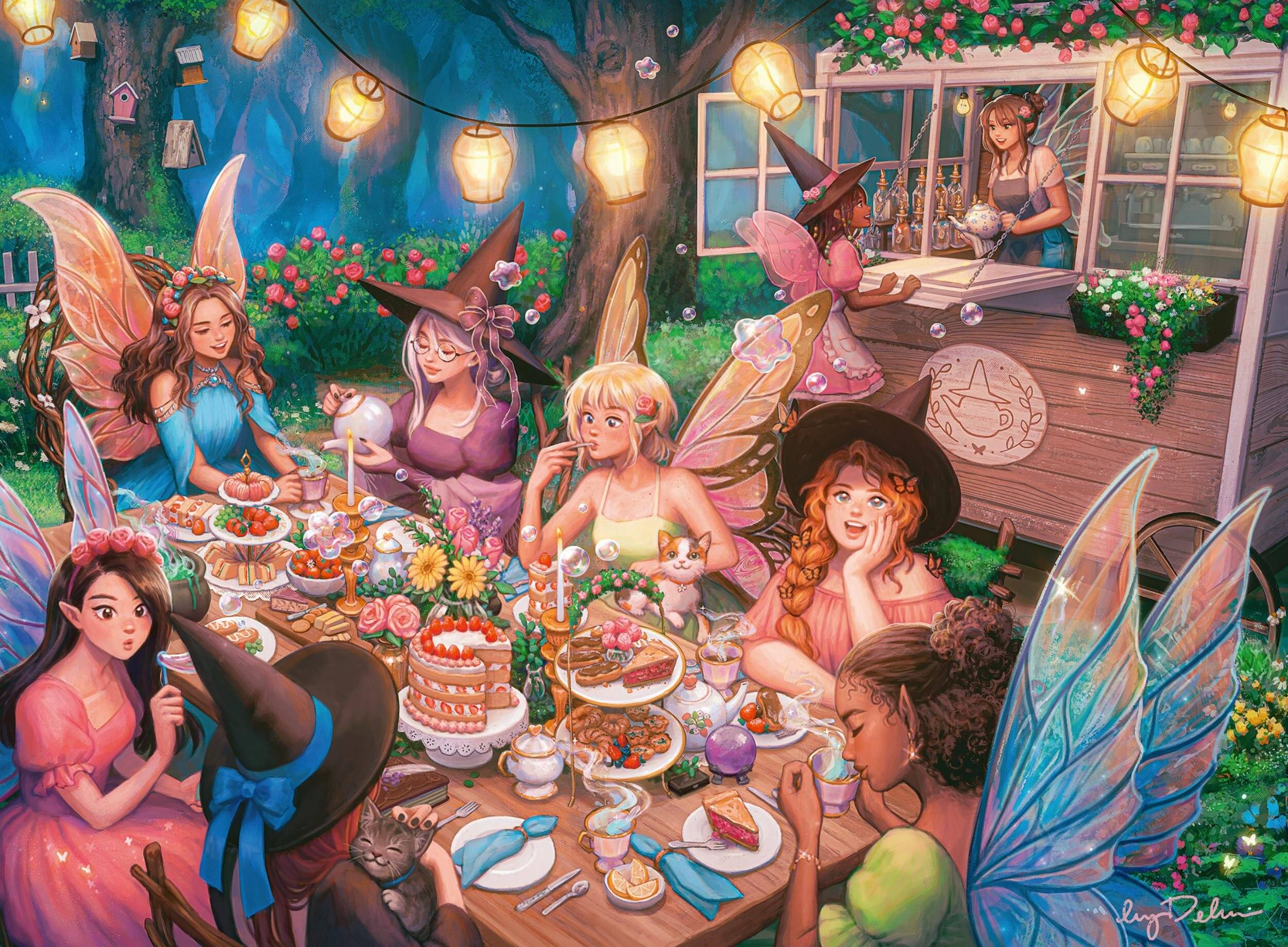 RAVENSBURGER Puzzle Magic Dinner XXL 300 Teile