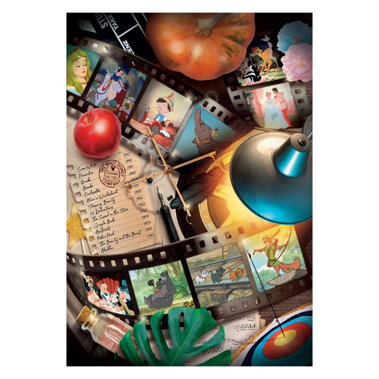 Clementoni 39720 -1000 Teile Puzzle - Disney 100 - Disney Classic