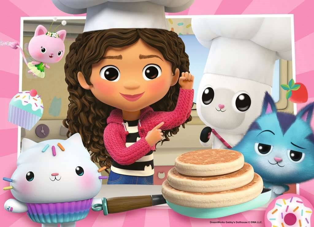 4 Puzzle 42 Teile - Gabbys Puppenhaus